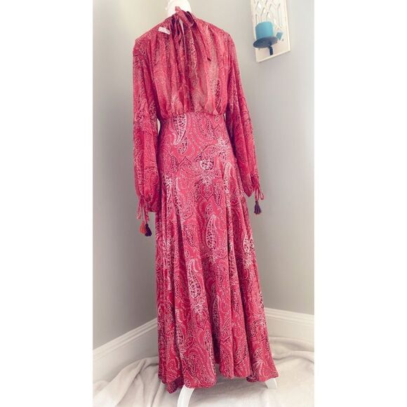 Free People - Mirage Maxi dress, new red combo - Picture 5 of 12